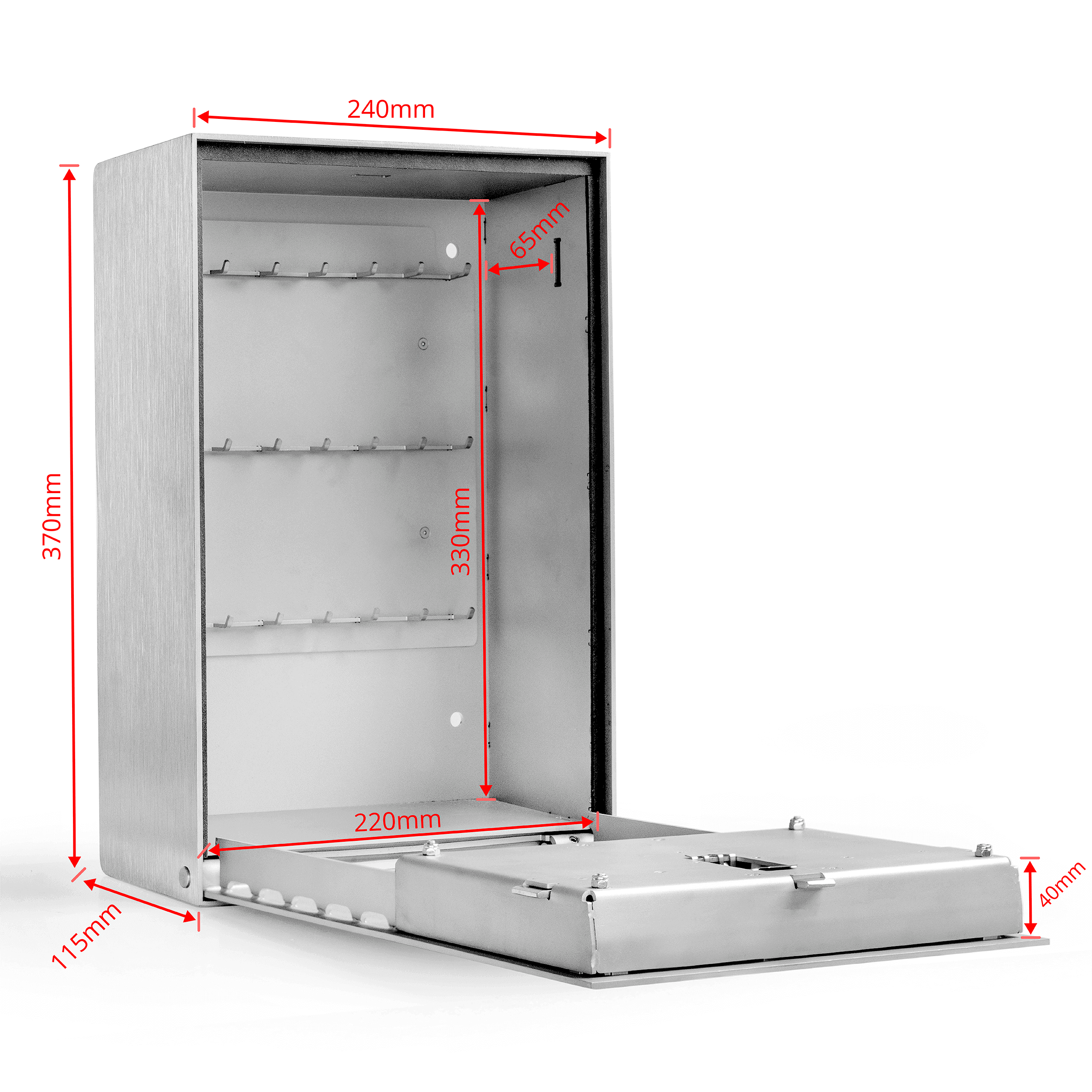 masunt_Schlusseltresor_2145_E_Code_005 masunt Schlüsseltresor XL 2145 E Code Maße