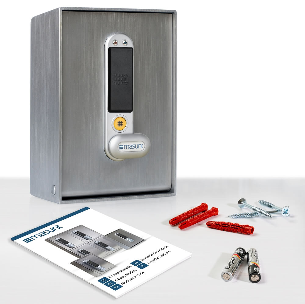 masunt Schlüsselsafe 2141 RFID Lieferumfang