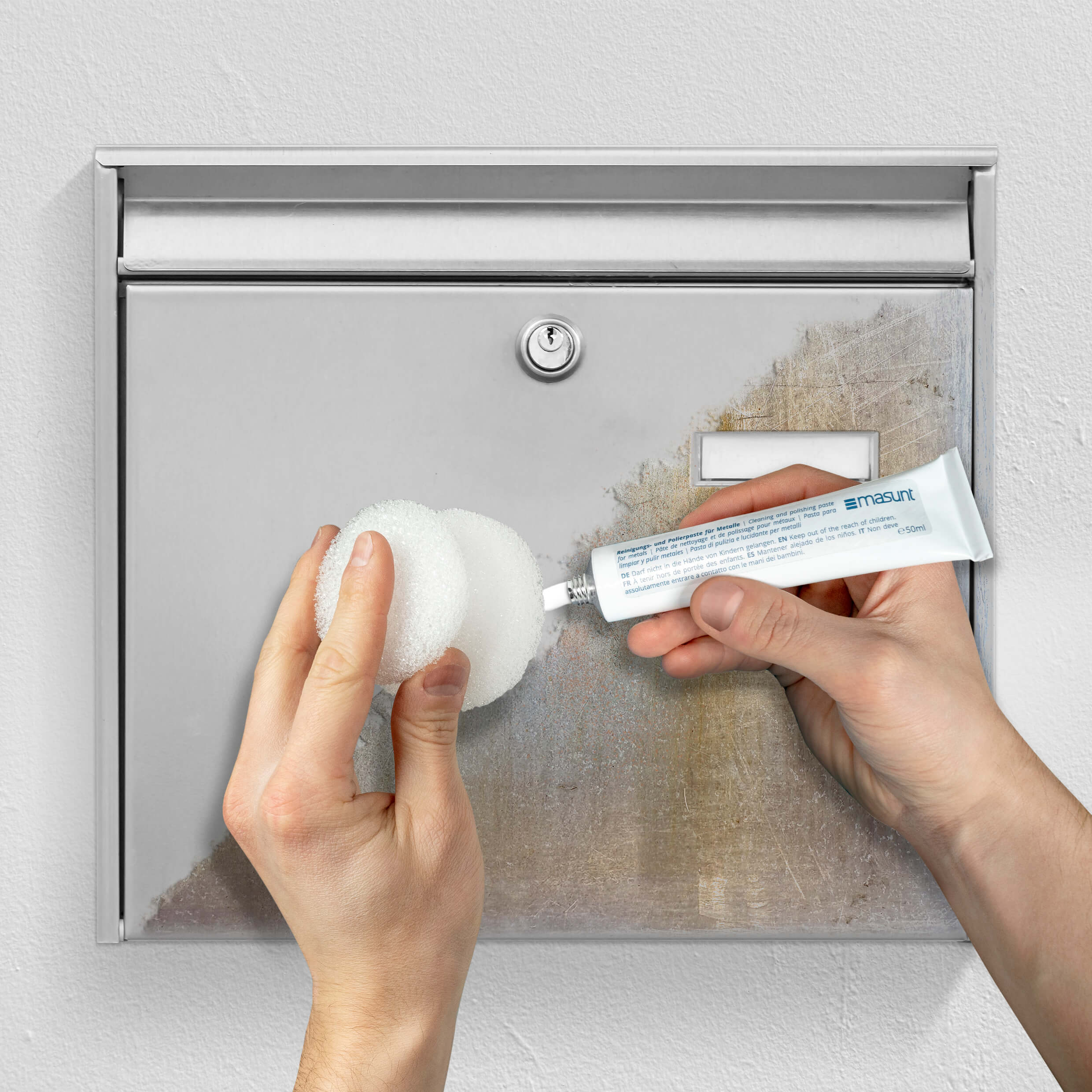 Edelstahl-Pflegeset-005sKMUlTUsCJW6i masunt Edelstahl-Reinigungs- und Pflegeset