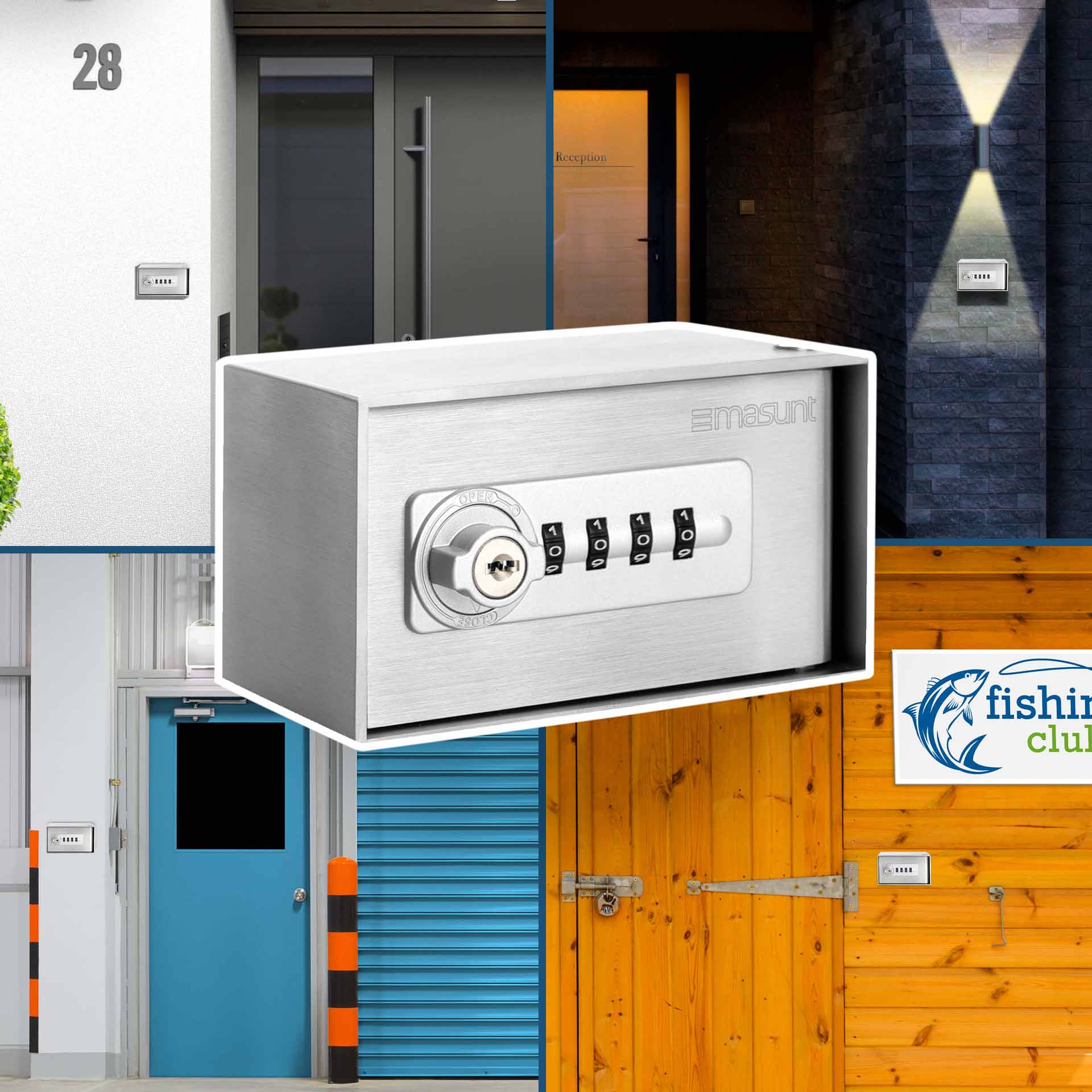 Schlusseldepot-mit-Zahlenschloss-008oQqqpJqKZRyX4 masunt Schlüsseldepot mit Zahlenschloss 540 M Code Einsatzmöglichkeite