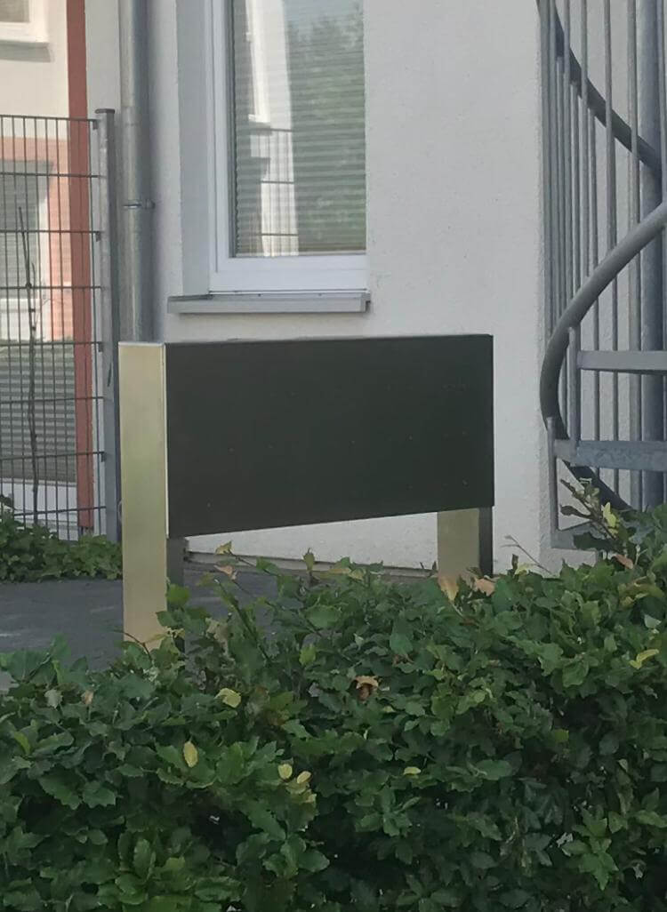 masunt key deposit box wall for standalone outdoor installation I Individual deposit box placement (AISI 316)