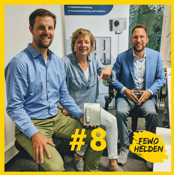 Interview-FeWo-Helden-Podcast Resatur GmbH und masunt Schlüsselsafes im „FeWo Helden“-Podcast