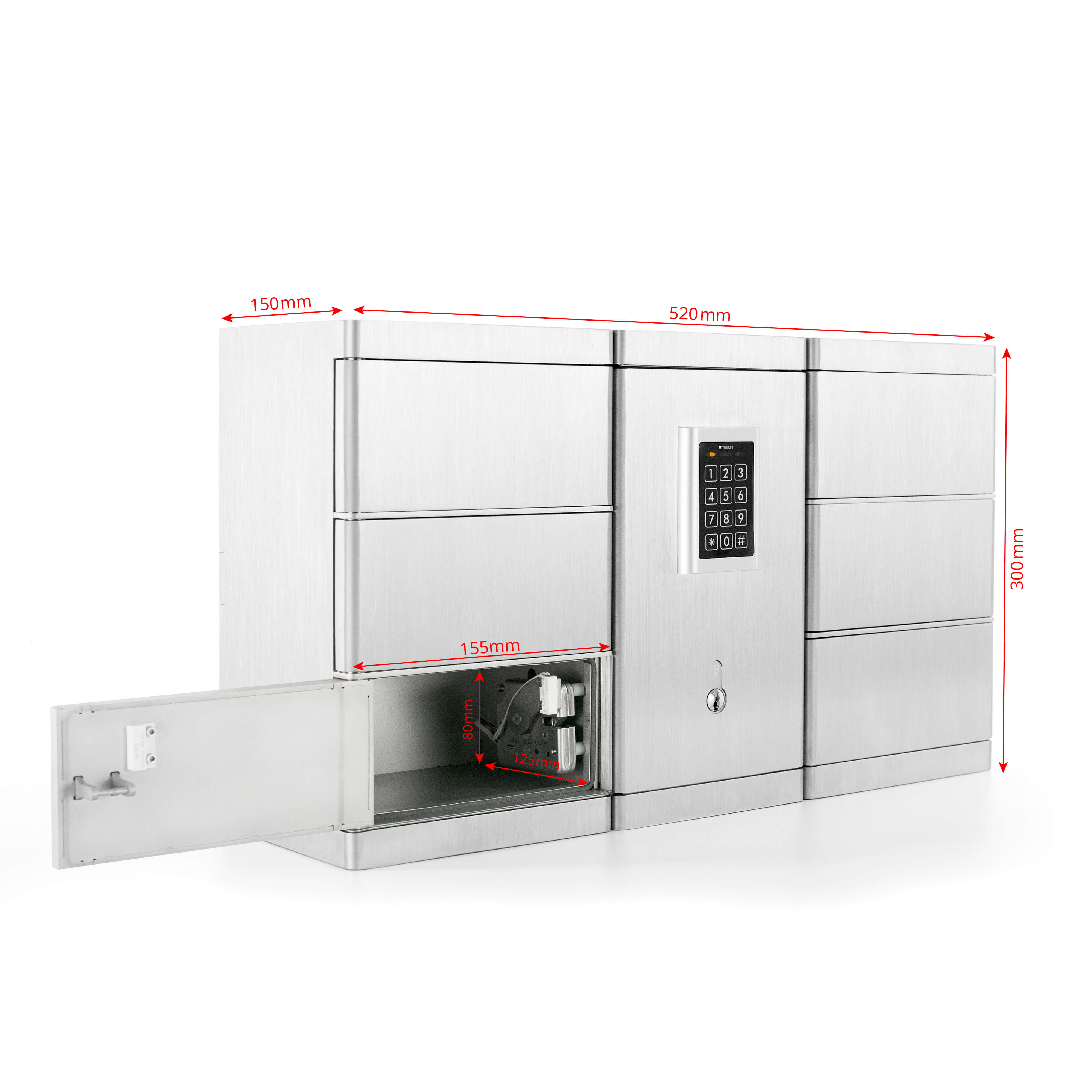 masunt Compartement safe 4062 Online External Dimensions