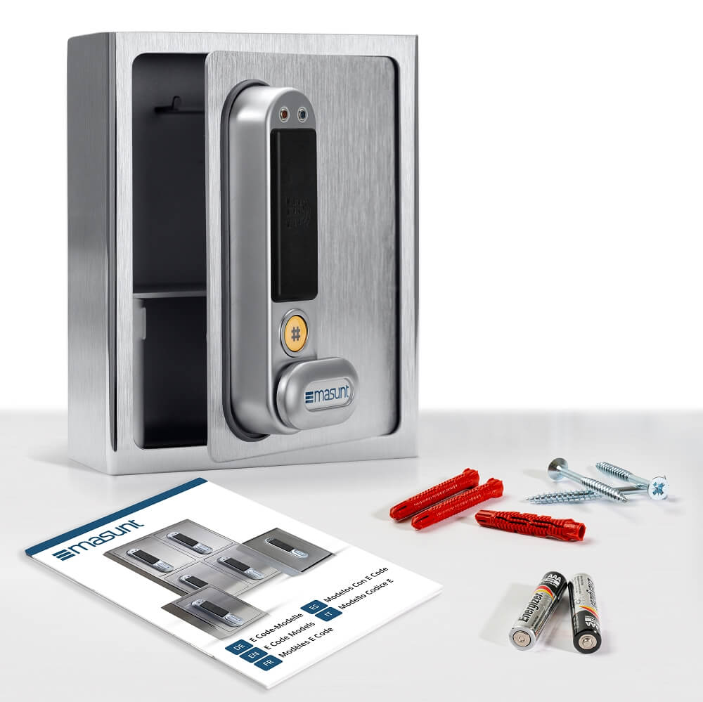 Schlusselsafe_1121_RFID_5 masunt Schlüsselsafe 1121 RFID Lieferumfang