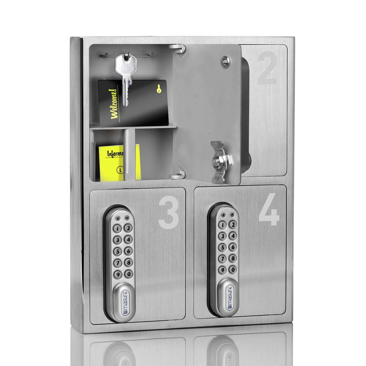 Schlüsselsafe komplett mit option Eingangsüberwachung - Foppa AG